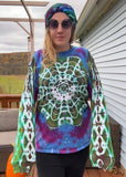 L Tie Dye Unisex Long Sleeve Shirt