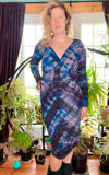 Tie dye midi dress
