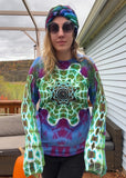 M Tie Dye Unisex Long Sleeve Shirt