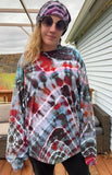 *defect* 2XL Tie Dye Unisex Long Sleeve Shirt