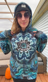 M/L Tie Dye Pullover Hoodie