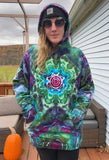 XL/2XL Tie Dye Pullover Hoodie