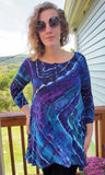 XL Tie Dye High Low Tunic