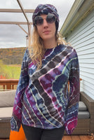 M Tie Dye Unisex Long Sleeve Shirt