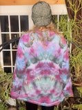 3XL Tie Dye Henley Shirt