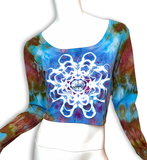 XL Tie Dye Crop Top