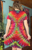 1X Tie Dye Wrap Dress