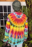 2XL Tie Dye Henley Shirt