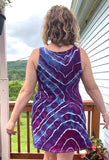 Large Tie Dye Pocket Mini Dress