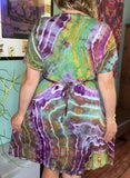 3XL Tie Dye Wrap Dress
