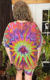 XL Tie Dye V-Neck Matching Set
