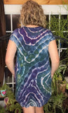 S Tie Dye Short Sleeve Dress