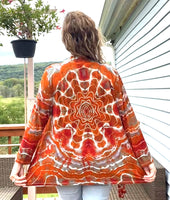 Tie dye cardigan 