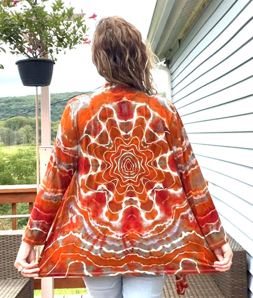 Tie dye cardigan 