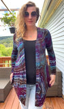 Tie dye cardigan 