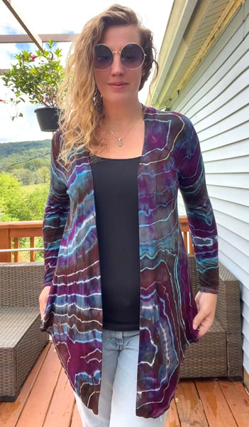 Tie dye cardigan 
