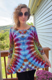 L Tie Dye High Low Tunic