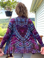 Tie dye cardigan 