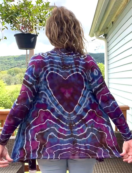 Tie dye cardigan 