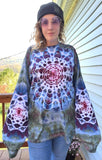 2XL Tie Dye Unisex Long Sleeve Shirt