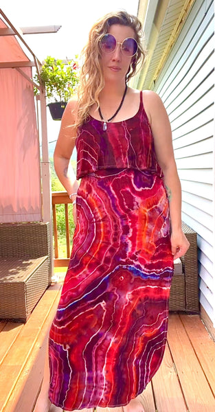 Small Maxi Flounce Dress