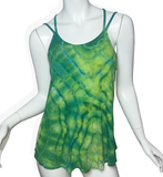 L Tie Dye Strappy Tank Top