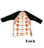 M Unisex Tie Dye Baseball Tee