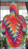 M/L Tie Dye Pullover Hoodie