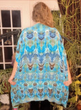 OS Tie Dye Kimono Duster