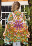 OS Tie Dye Kimono Duster