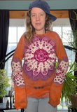 M Tie Dye Unisex Long Sleeve Shirt