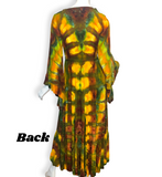 S/M Tie Dye Bell Sleeve Robe