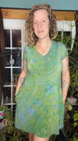 M Tie Dye Short Sleeve Dress