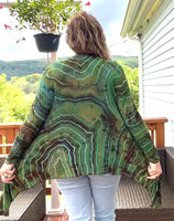 Tie dye cardigan 