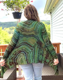 Tie dye cardigan 