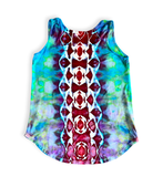 Large Tie Dye Flowy Tank Top