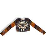 L Tie Dye Crop Top