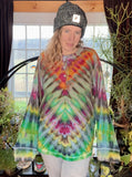 XL Tie Dye Henley Shirt