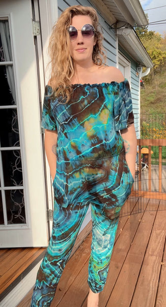 Tie dye jumpsuit