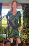 S/M Tie Dye Ribbed Midi Dress