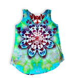 Large Tie Dye Flowy Tank Top