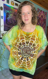 2X Tie Dye Overzied Top