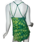 L Tie Dye Strappy Tank Top