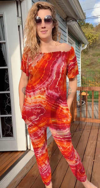 Tie dye jumpsuit