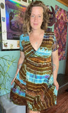 XL Tie Dye Wrap Dress