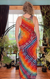 M/L Tie Dye Maxi Dress