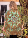 OS Tie Dye Kimono Duster