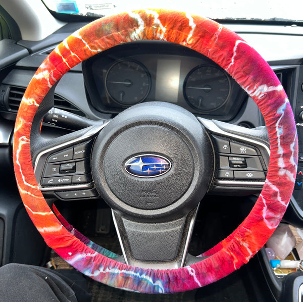 Tie Dye Steering Wheel Cover