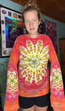 M Tie Dye Unisex Long Sleeve Shirt