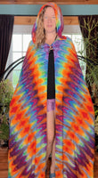 Tie dye cape